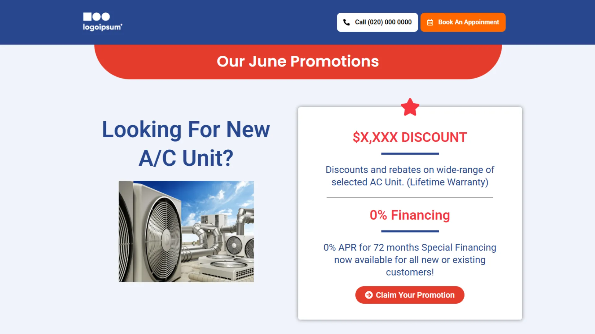 Landing Page Template 8 by DSIGNS Australia
